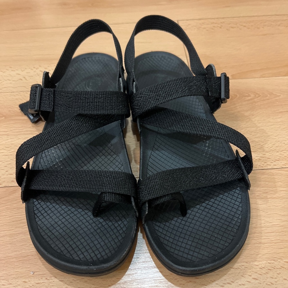 Chaco Black Strappy Outdoor Sandals